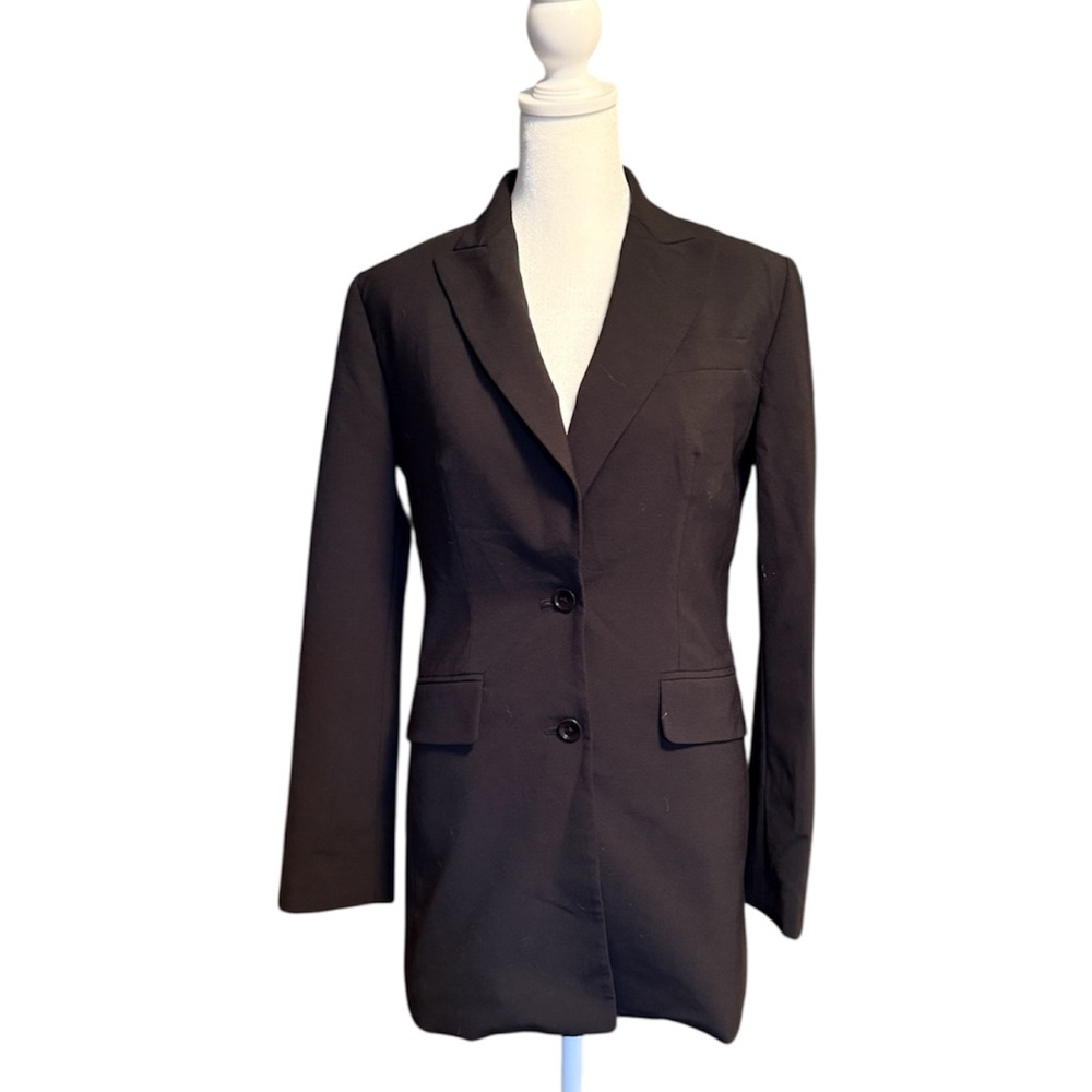 Body By Victoria(Victoria Secret) Black Lined Blazer-Size 4